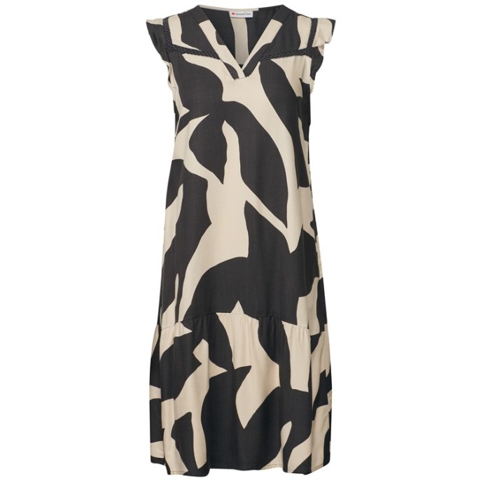 Street One jurk 144500 Antraciet Zand